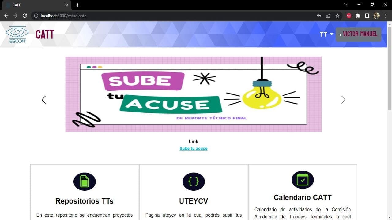 Sistema Escolar CATT